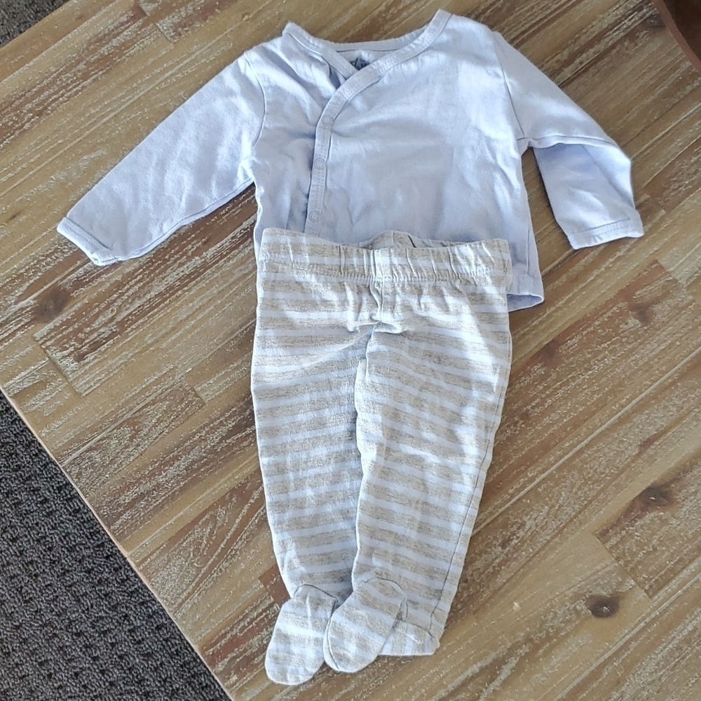 Thyme pants and shirt 0 to 3 months